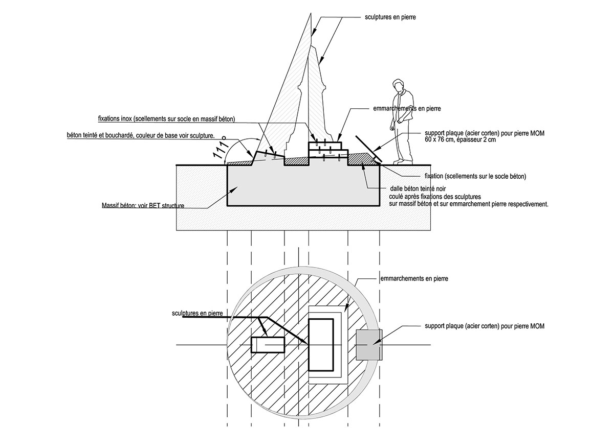 plan monument aux morts